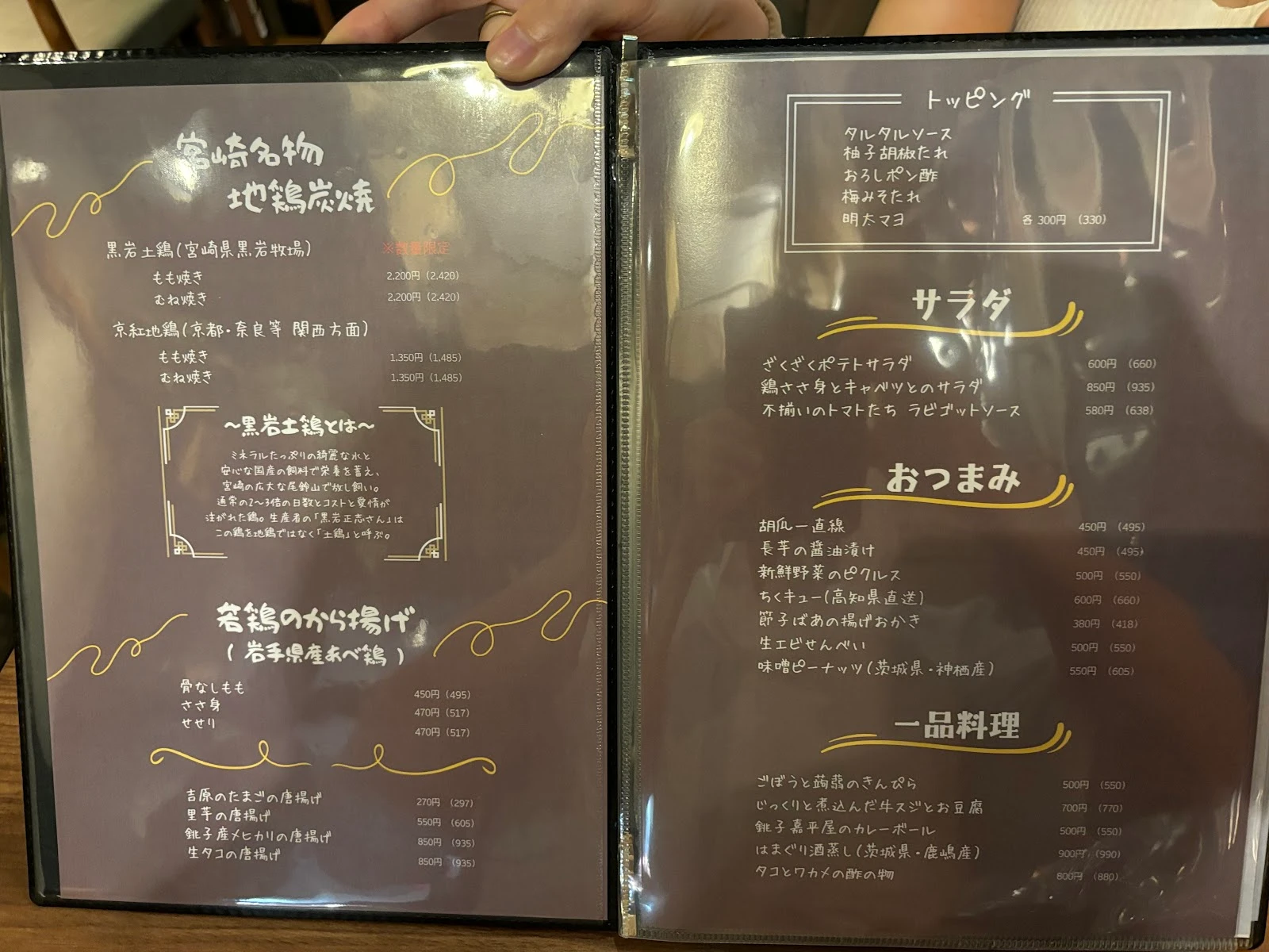 鶏と炭火 トリマラン赤坂 メニュー写真 12