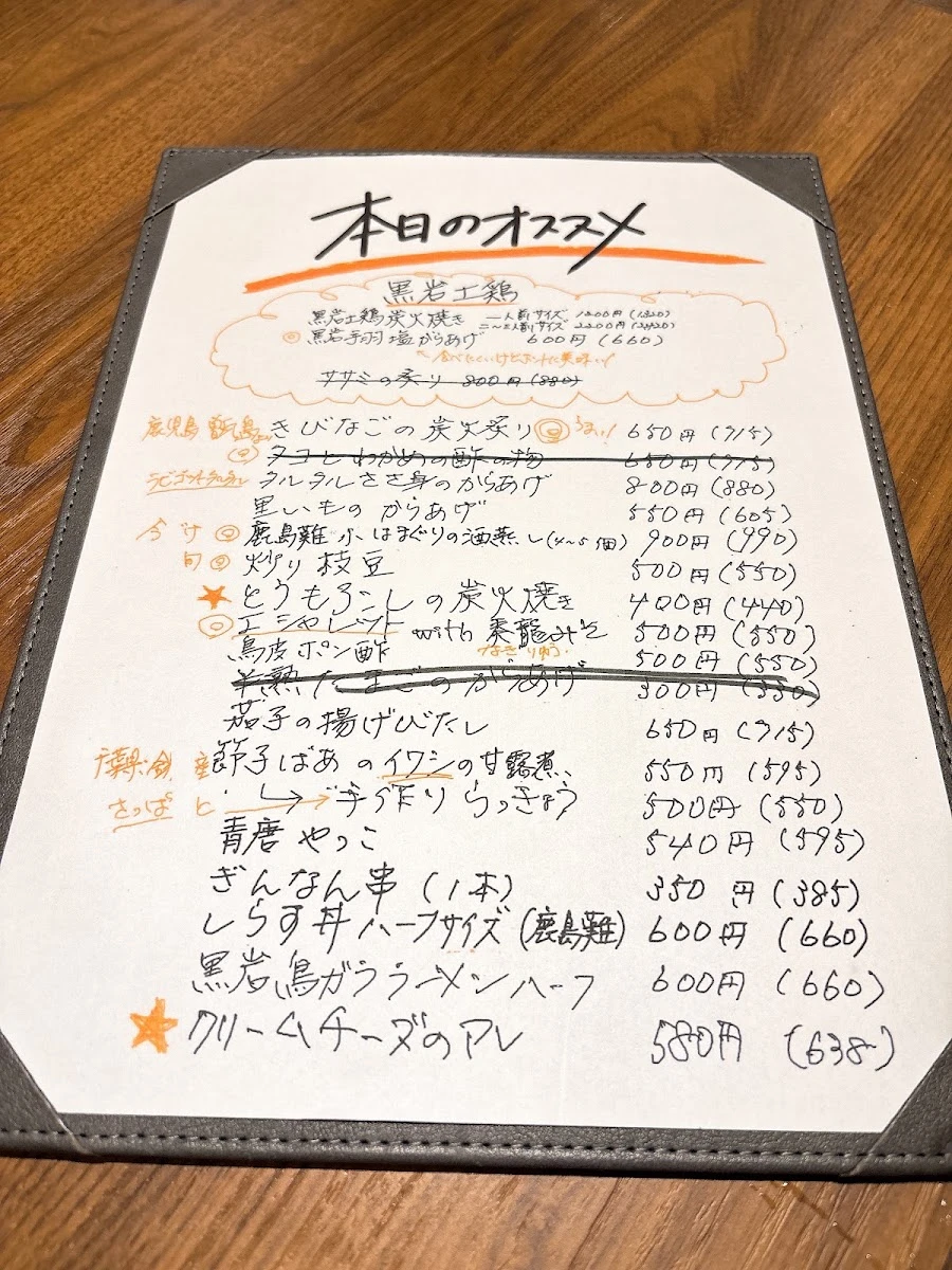 鶏と炭火 トリマラン赤坂 メニュー写真 9